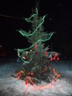  Weihnachtsbaum bei Nacht