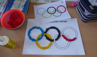  Olympische Ringe gestalten